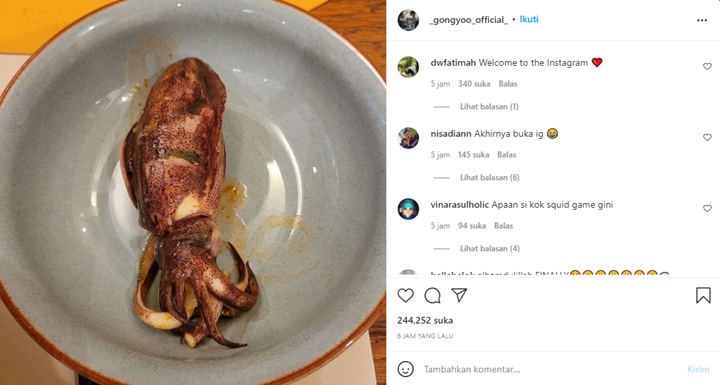 Gong Yoo Akhirnya Buka Akun Instagram, Postingan Pertama Bikin Penasaran