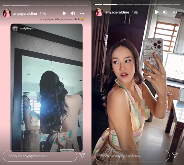 Pamer Body Seksi Disebut Kurusan, Anya Geraldine Sewot Disindir Makin Centil Usai Sakit