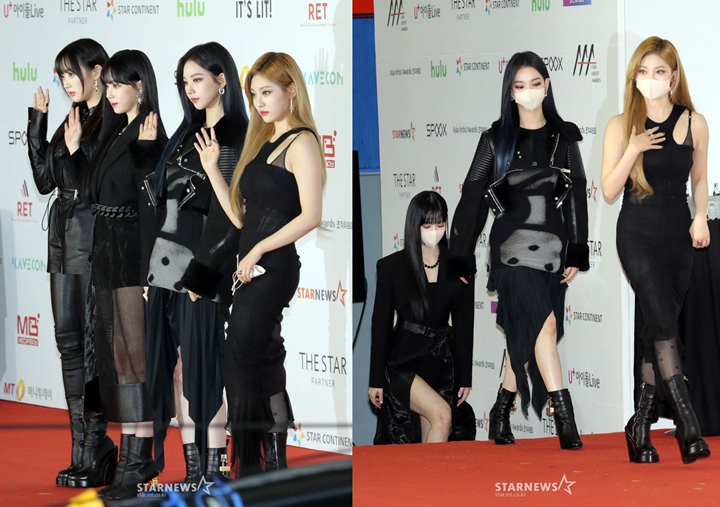 AAA 2021: aespa Tampil Kece di Red Carpet, Outfit Karina Paling Disorot 2