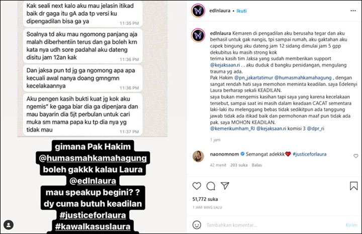 Dipojokkan Pihak Pengadilan, Laura Anna Bakal Beber Fakta Baru Soal Gaga Eks Pacar
