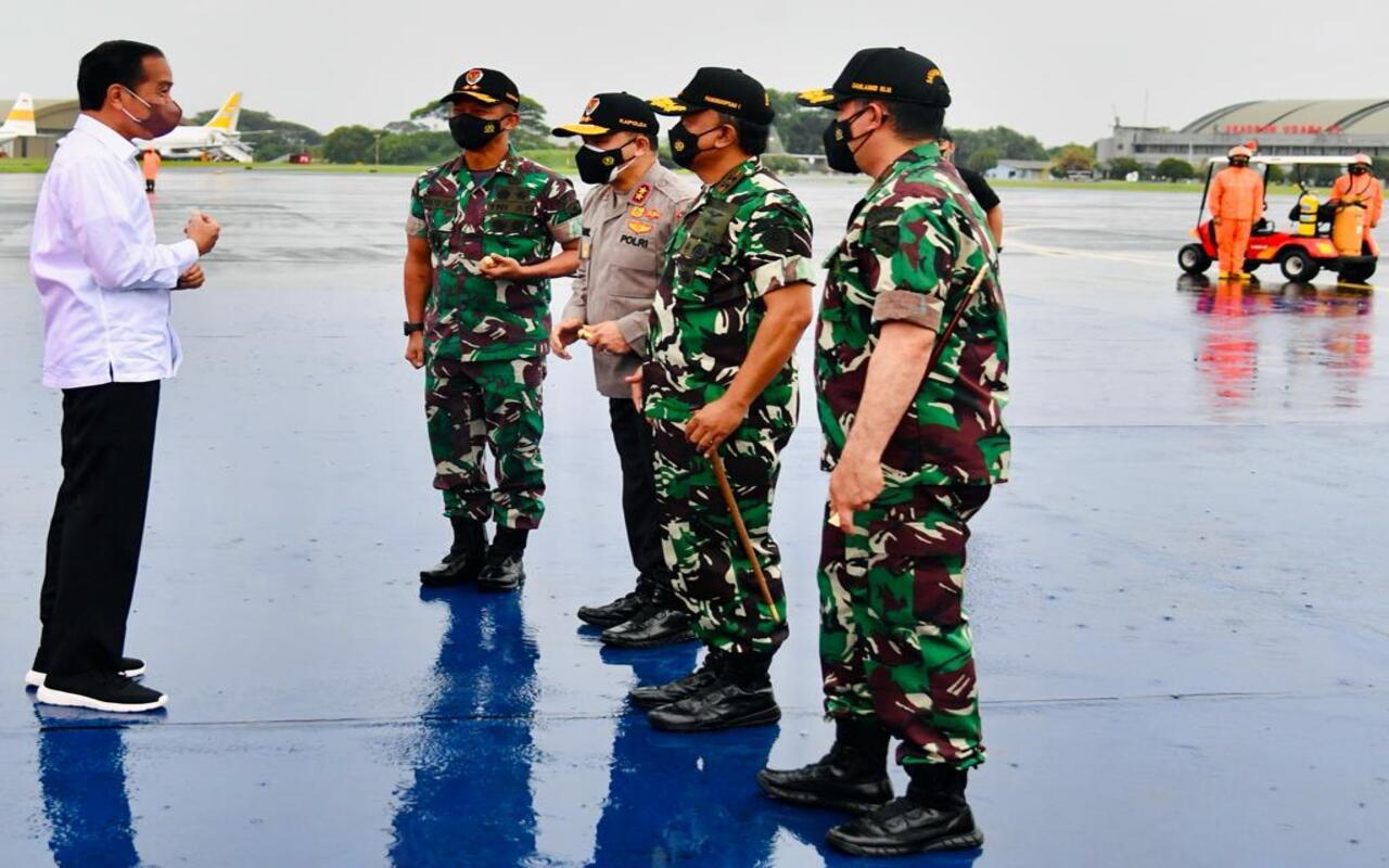 Presiden Jokowi Tiba di Lumajang, Tinjau Pengungsi Erupsi Gunung Semeru