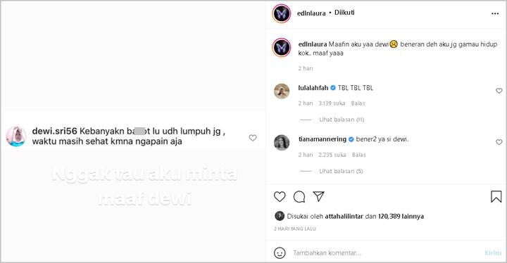 Tengah Perjuangkan Keadilan, Laura Anna Justru Balas Minta Maaf Saat Kelumpuhannya Dihina Netizen