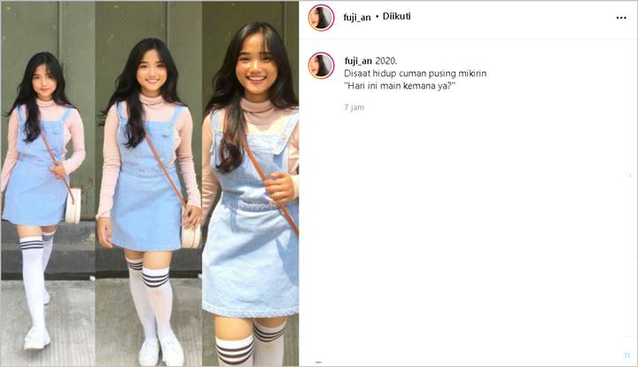 Kecantikan Fuji Saat Punya Rambut Panjang Dinilai Makin Mirip Idol, Setuju?