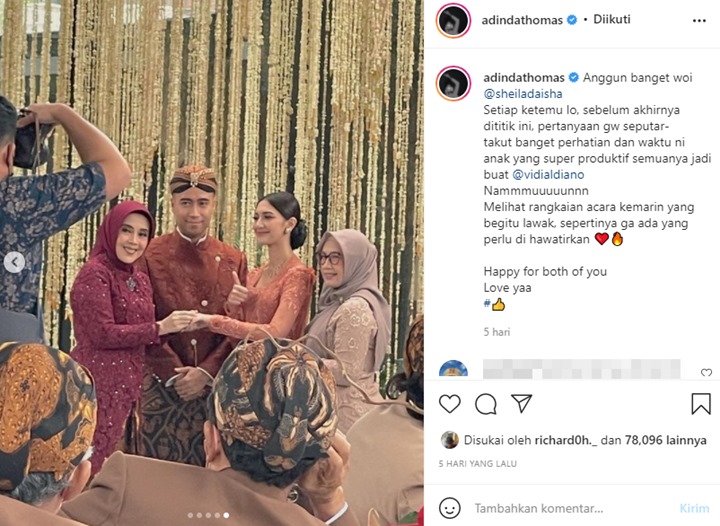 Adinda Thomas Awalnya Takut Kehilangan, Tingkah Kocak Sheila Dara Aisha Bikin Tenang