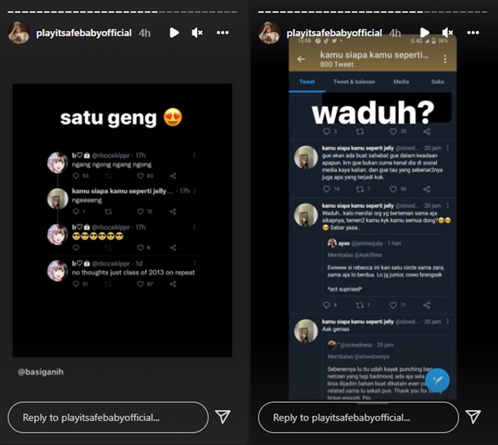 Adhisty Zara Bela Rebecca Klopper Soal Isu Jadi Selingkuhan Junior Roberts, Auto Dihujat