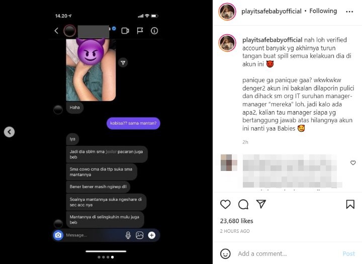 Akun Centang Biru Ikutan Spill Rebecca Klopper, Punya Pacar Lebih dari Satu?