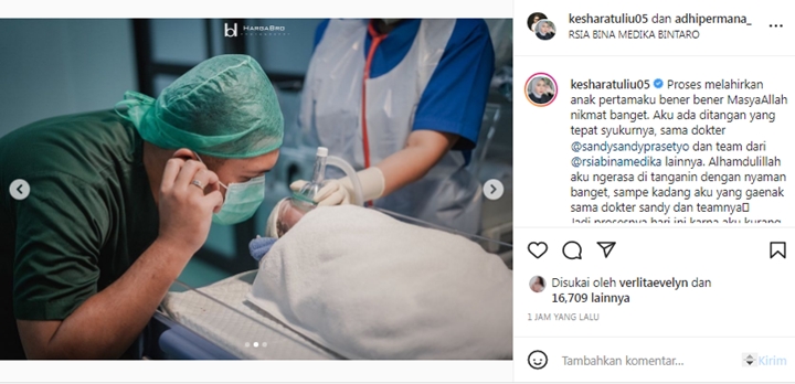 Kesha Ratuliu Melahirkan, Kini Bayinya Harus Masuk NICU Karena Alasan Ini