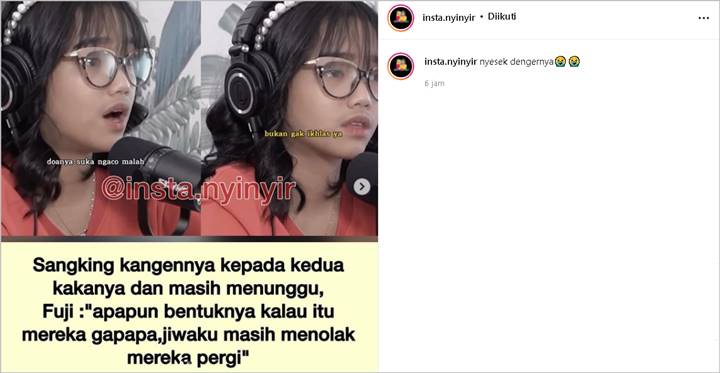 Fuji Akui Doanya Sering Ngaco Bukti Kelewat Kangen Vanessa Angel-Bibi, Ekspresi Saat Cerita Disorot