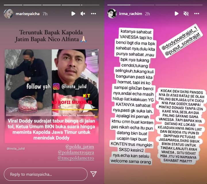 Marissya Icha Setuju Doddy Soedrajat Ditindak Tegas Gegara Ngonten di Tol, Sosok Ini Murka