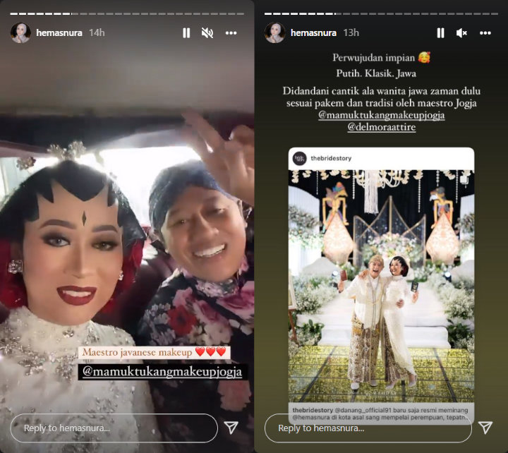 Diduga Lepas Hijab, Istri Danang DA Memang Impikan Pernikahan Jawa Klasik