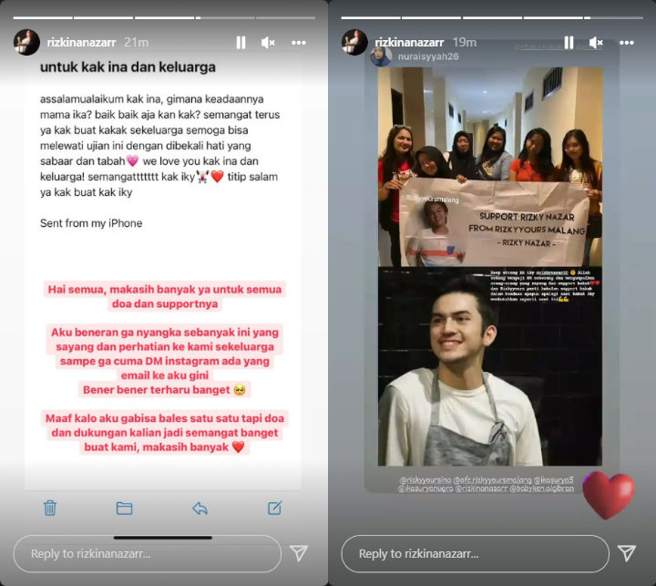 Rizky Nazar Terseret Kasus Narkoba, Sang Kakak dan Syifa Hadju Kompak Bagikan Dukungan Fans