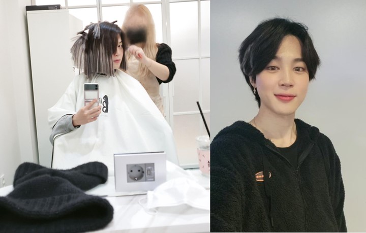 Jimin BTS Kejutkan Penggemar dengan Rambut Lurus Panjang 2