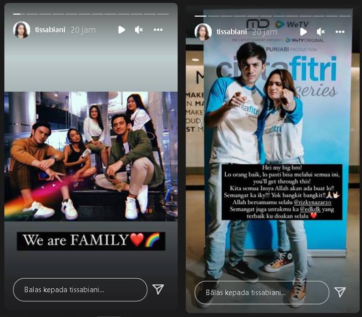Penangkapan Rizky Nazar Karena Narkoba Bikin Syok, Tissa Biani Ikut Beri Dukungan Moral