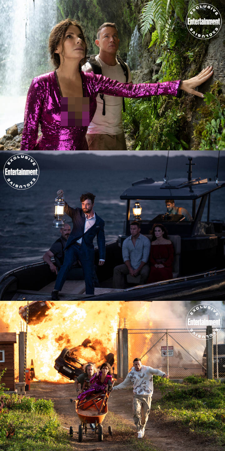 First Look \'The Lost City\' Ungkap Cameo Brad Pitt di Romcom Sandra Bullock dan Channing Tatum
