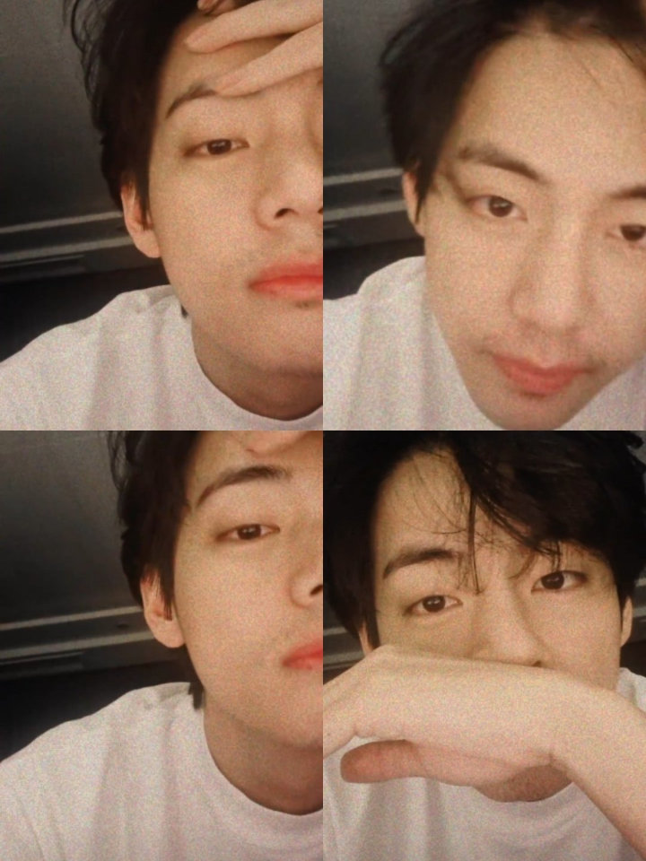 V BTS Pamer Wajah No Makeup dan Belum Cukuran