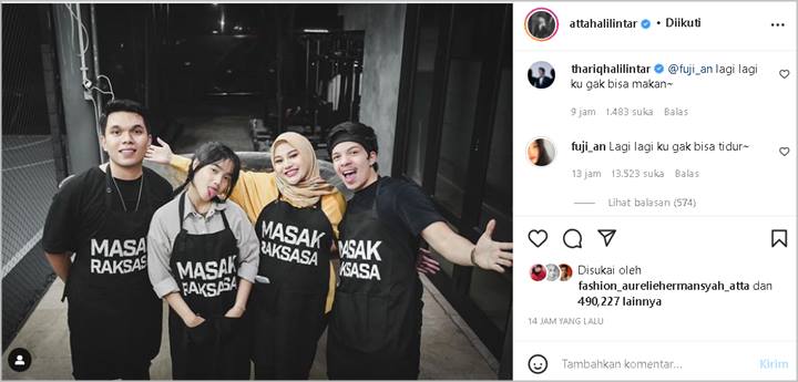 Chemistry Bikin Baper, Interaksi Terbaru Fuji dan Adik Atta Halilintar di Foto Bareng Auto Digeruduk