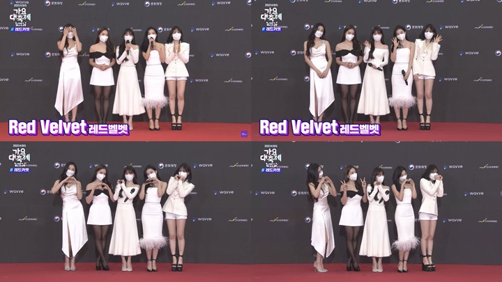 KBS Gayo Daechukje 2021: Muncul Terakhir, Penampilan Red Velvet di Red Carpet Bikin Heboh