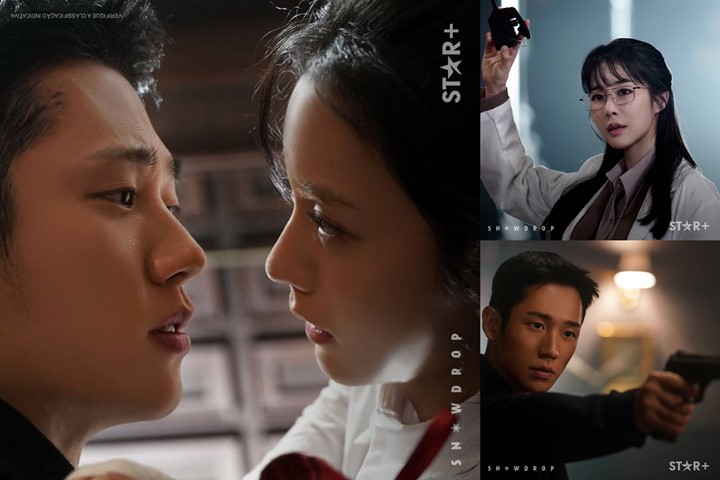 Jisoo BLACKPINK dan Jung Hae In Saling Menatap, Foto Adegan \'Snowdrop\' Ini Bikin Deg-Degan