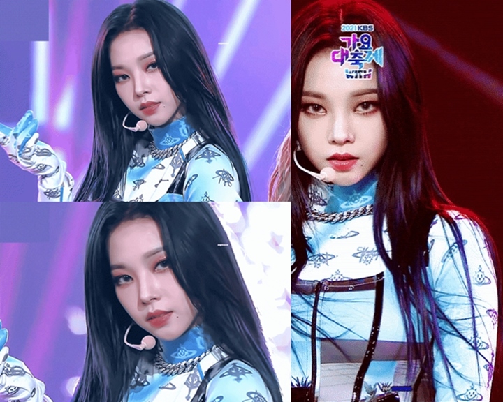 KBS Gayo Daechukje 2021: Visual Karina aespa Bikin Speechless