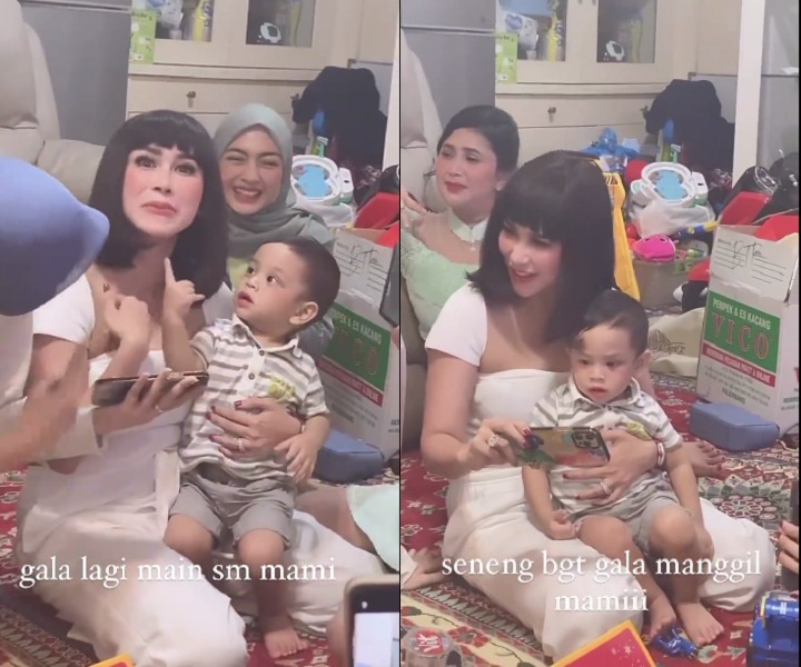Momen haru Gala panggil Bebizie Mami