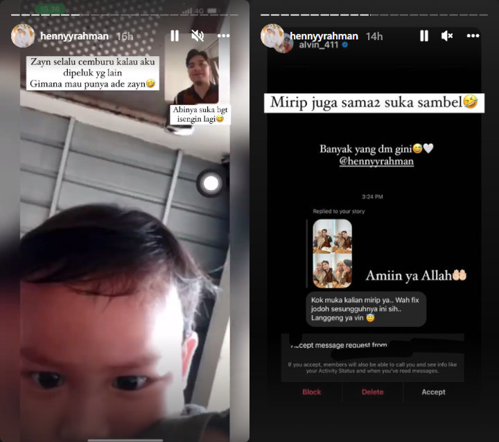\'Ditinggal\' Haters, Alvin Faiz Tunjukkan Kemiripan hingga Siap Punya Momongan dari Henny Rahman