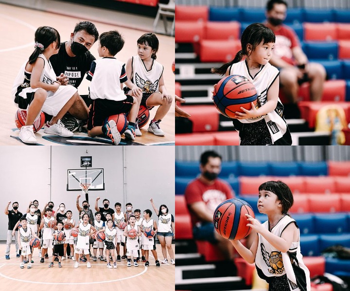 Belajar basket bersama