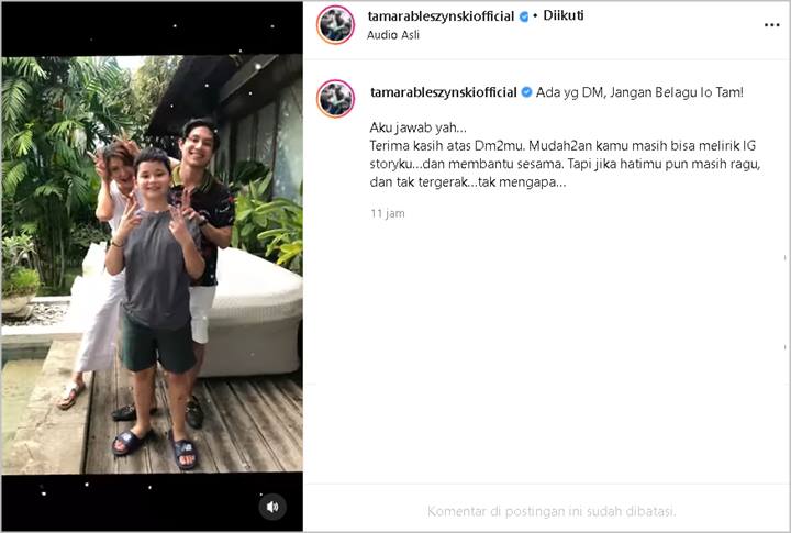 Ungkap Isi DM Jahat Diminta Tak Belagu, Respons Balik Tamara Bleszynski Justru Adem Banget