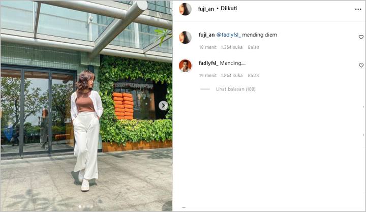 Fuji Ipar Vanessa Angel Semringah Pancarkan Aura Kasmaran, Celetukan Fadly Abang Tampan Digeruduk