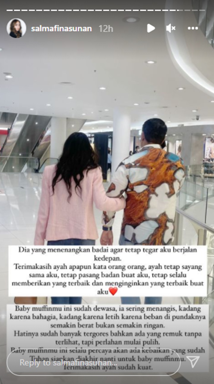 Salmafina Sunan Meleleh Dikado Pacar Alkitab, Isyaratkan Sosok Ini Tetap Jadi Cinta Pertamanya