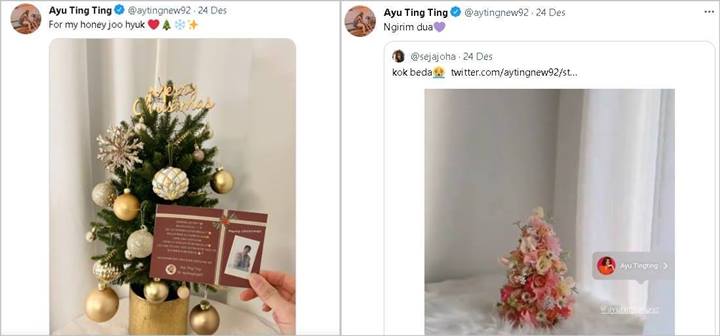 Ayu Ting Ting Kirim Hadiah Jauh-jauh ke Korea Selatan untuk Nam Joo Hyuk, Dapat Julukan Ini