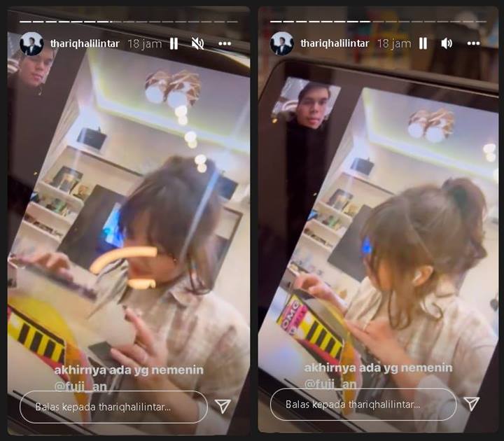Terlanjur Keciduk Video Call Fuji, Thariq Halilintar Malah Semakin Blak-blakan Pamerkan Momennya
