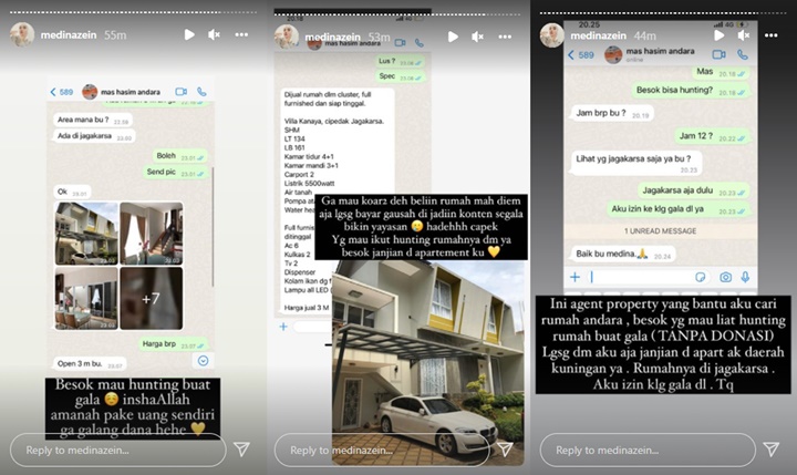 Medina Zein Pamer Gepokan Dollar Buat Belikan Gala Rumah, Marissya Icha Ngakak Sindir Begini