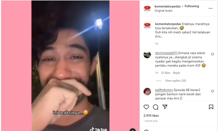 Reaksi Reza Rahadian Lihat Prilly Latuconsina Emosi Hingga Nangis Nonton \'Layangan Putus\'
