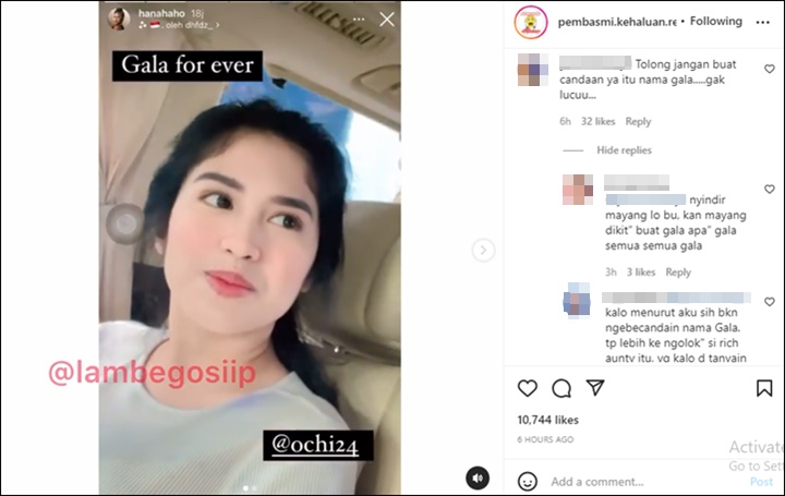 Sepele, Ochi Rosdiana dan Hana Saraswati Tuai Kritik Usai Seret Nama Gala Jadi Guyonan