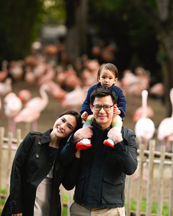 Kebersamaan Shandy dan David di LA Zoo