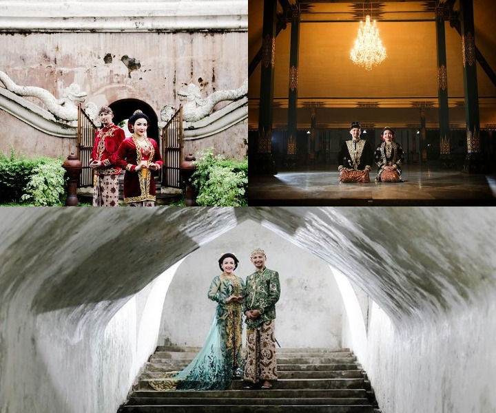 Potret prewedding dengan adat Jawa