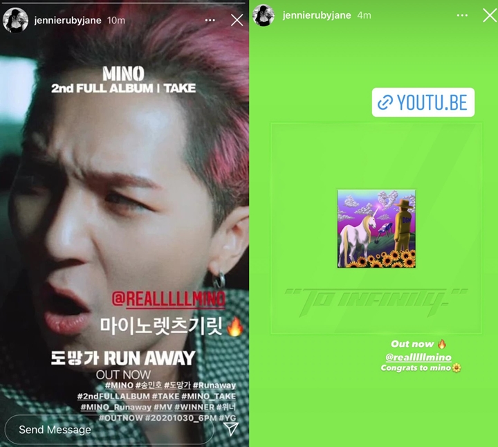 Jennie Ikut Promosikan Comeback Song Mino
