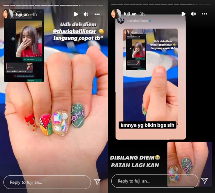 Mulai \'Go Public\', Thariq Halilintar dan Fuji Bikin Meleleh Pamer Chat Super Manis
