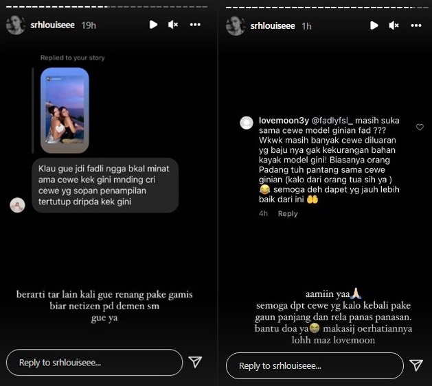 Pacar Cantik Fadly Dibully Pansos dan Porotin Harta