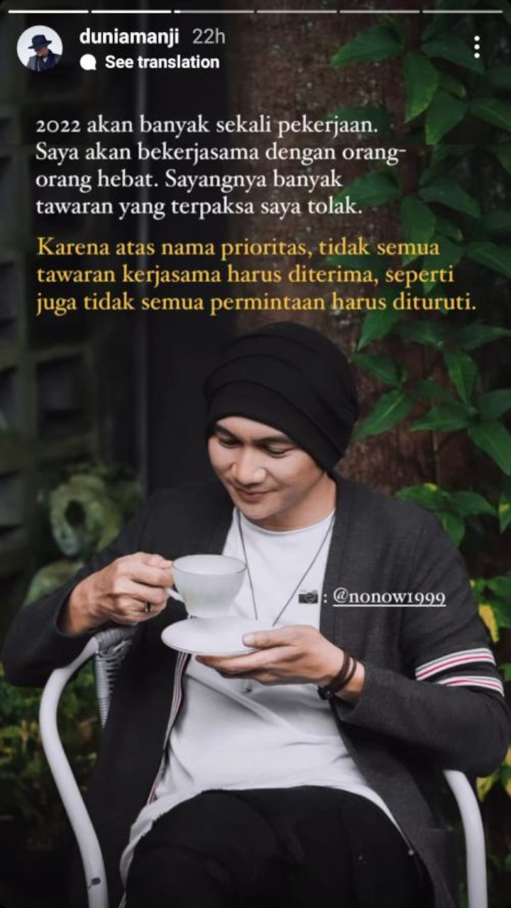 Kebanjiran Tawaran Job Tahun 2022, Anji Ungkap Alasan Beberapa Harus Ditolaknya