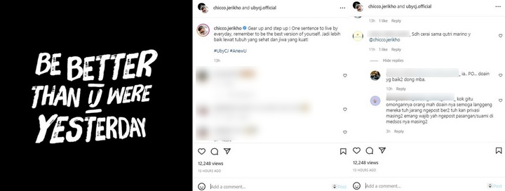 Imbas \'Layangan Putus\' Putri Marino dan Chico Jericho Cerai?