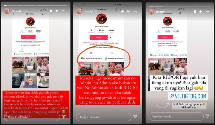 Namanya Dicatut Penipuan Akun TikTok Palsu, Citra Kirana \'Ngegas\' Gara-gara Aksi Pelaku Ini: Terniat