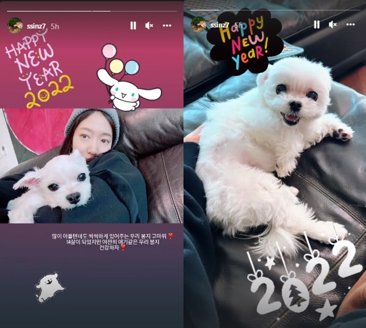 Calon Mama Muda, Park Shin Hye Ucap Sambut 2022 Bareng Sosok Menggemaskan Ini
