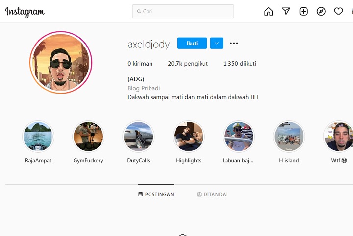 Jarang <i>update feed</i> di instagram