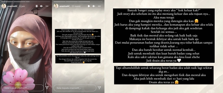 Keluar Rumah Saat Masa Iddah, Istri Ameer Azzikra Ungkap Kondisi Kesehatan hingga Harus Berobat