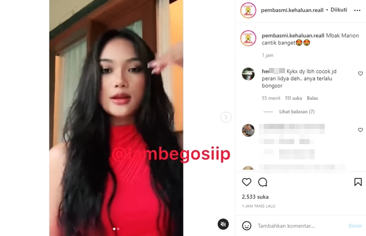 Makin Cantik, Marion Jola Disebut Lebih Cocok Perankan Pelakor di \'Layangan Putus\'