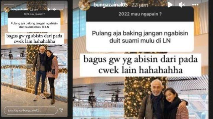 Respons Singkat Bunga Zainal ‘Makjleb’ Usai Dinyinyir Hamburkan Uang Suami di Luar Negeri