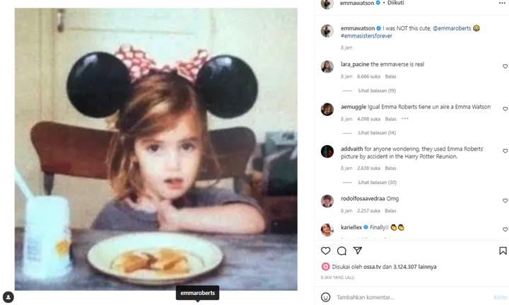 Foto Masa Kecil Emma Roberts