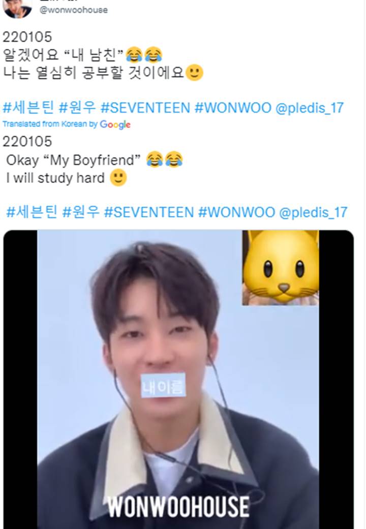 Jawaban Wonwoo SEVENTEEN yang Buat Mleyot usai Diajak Berkencan