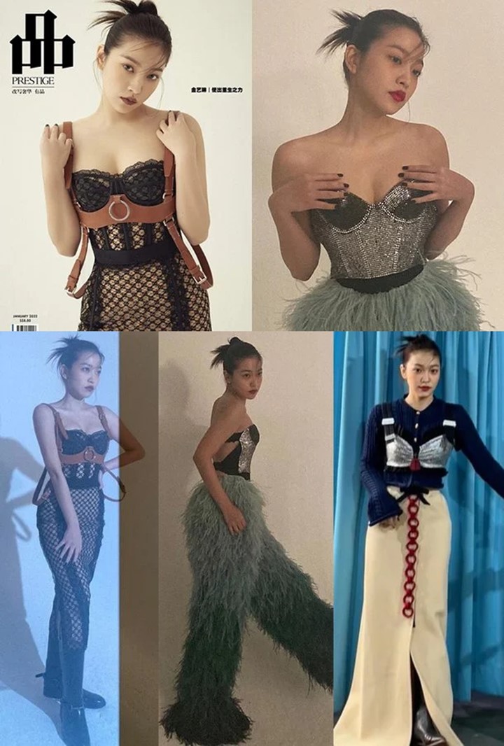 Yeri Red Velvet Berani Tampil Seksi di Majalah, Ada yang Cuma Pakai Korset